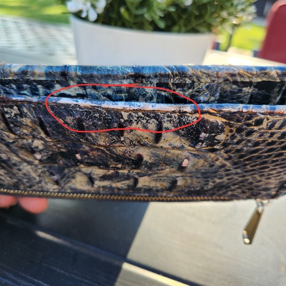 Brahmin Turquoise Wallet - Picture 5 of 7